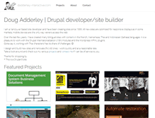 Tablet Screenshot of dadderley-interactive.com